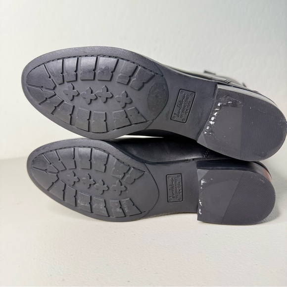 Sam Edelman Black Leather Penny Back Zip Equestrian Riding Boot Size 6.5M - Picture 9 of 10